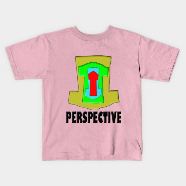 UPSIDE DOWN, MIXED EMOTION ART Kids T-Shirt by Daddy LIO